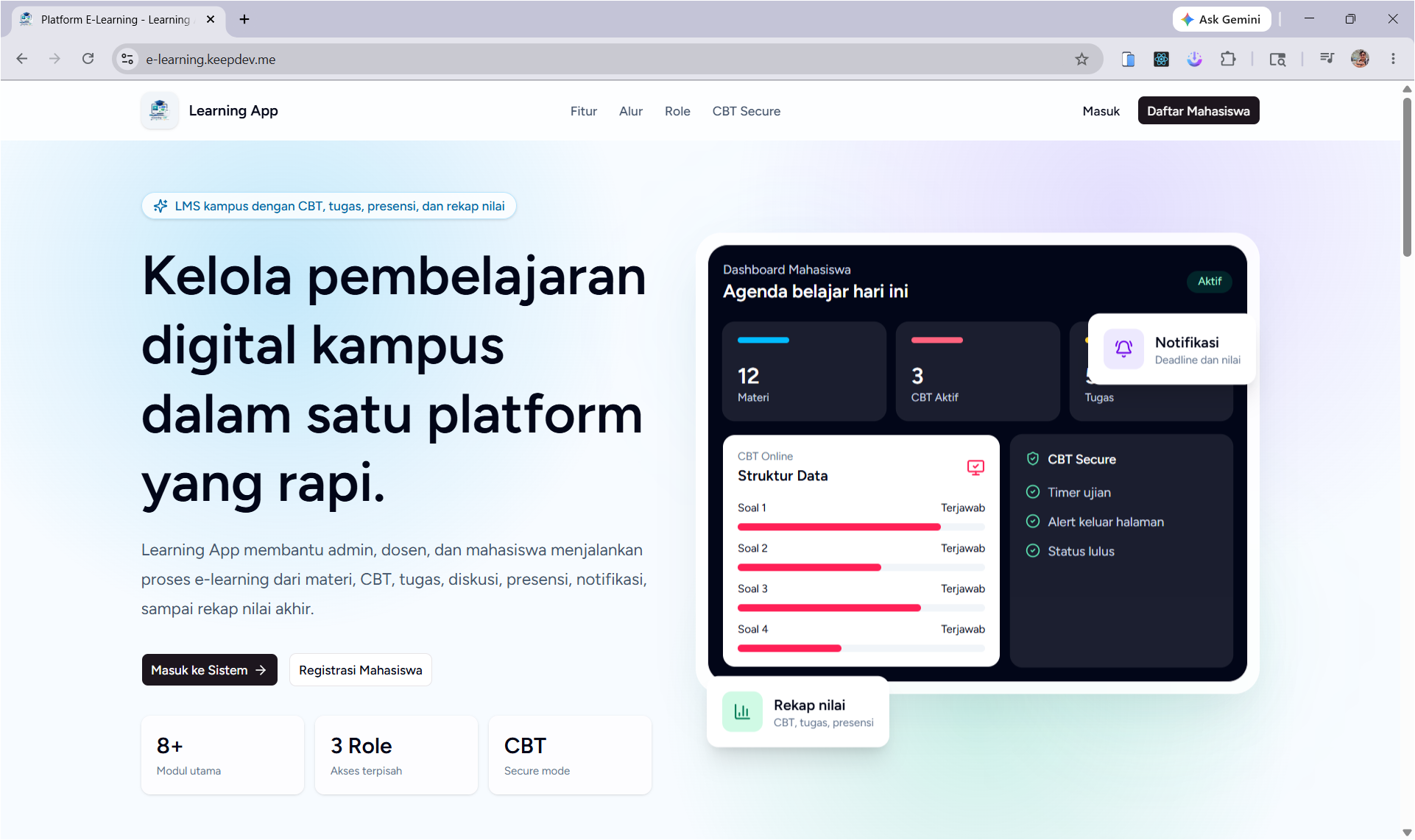 Campus LMS + Online CBT